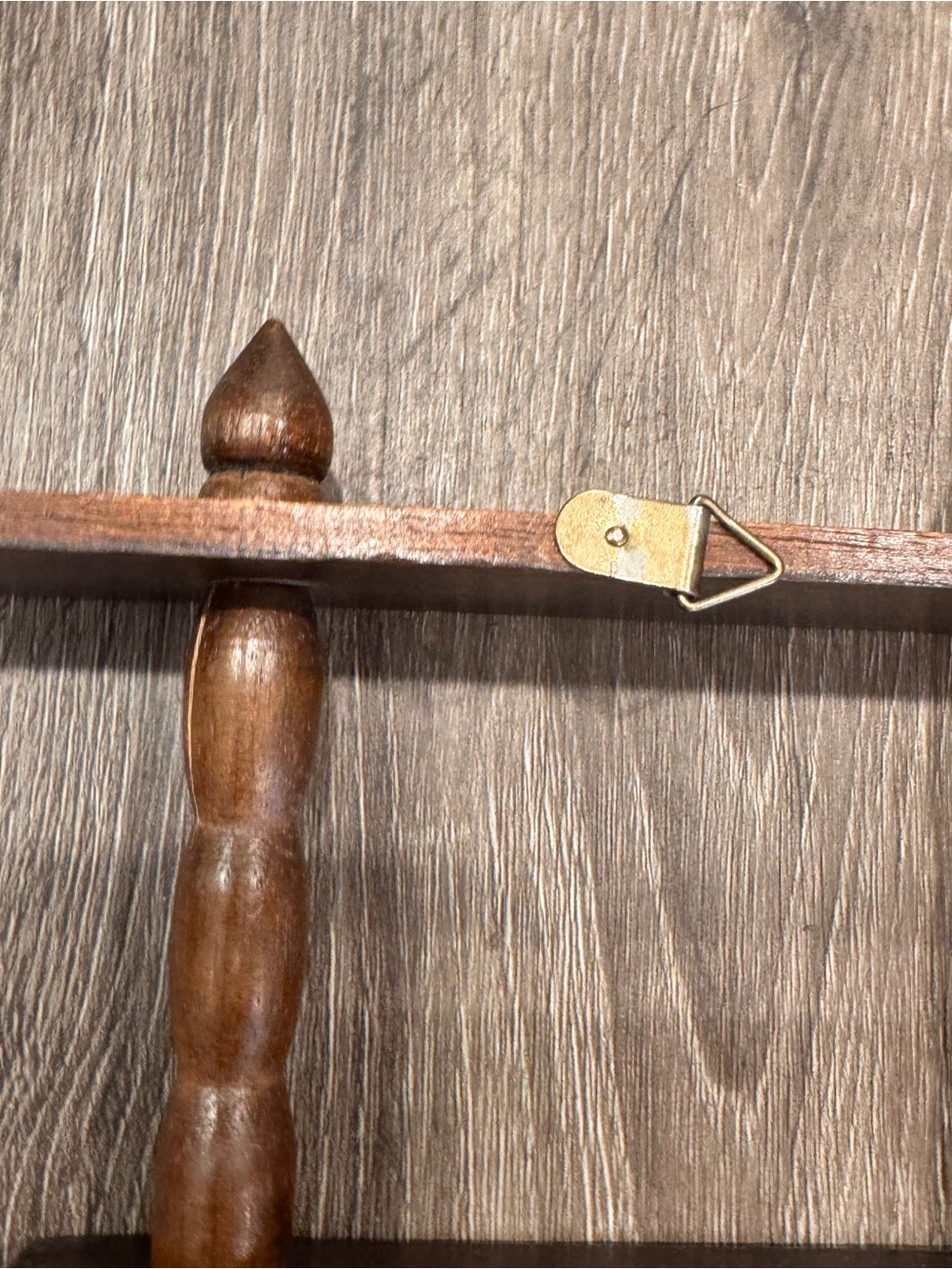 Vintage Wooden Spindle Wall Display Shelf For Small Knick Knack 26”x10”x2” - Picture 7 of 9